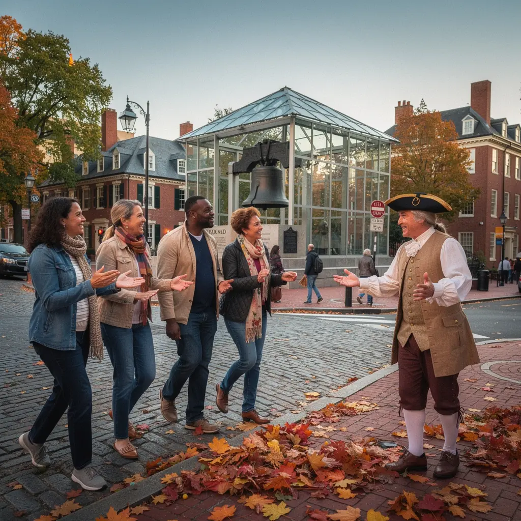 Rodzina zwiedzająca Park Narodowy Yellowstone, ciesząca się naturą.